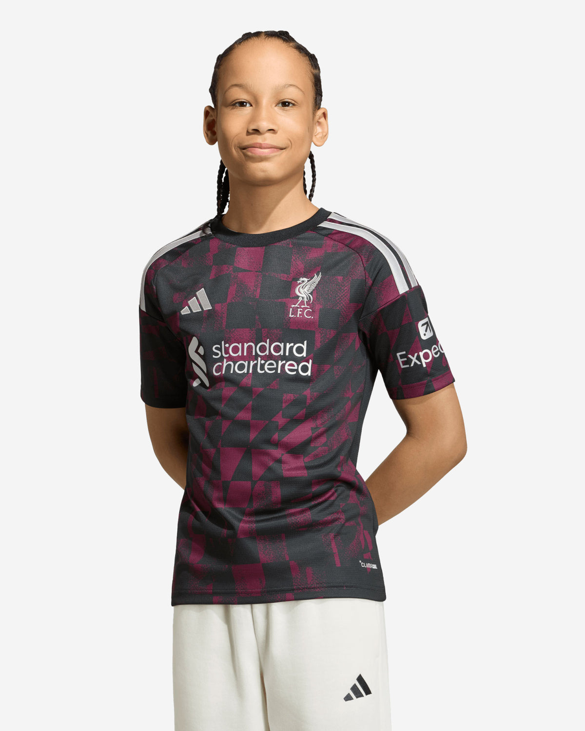 LFC Adidas Third Jersey Kids Black