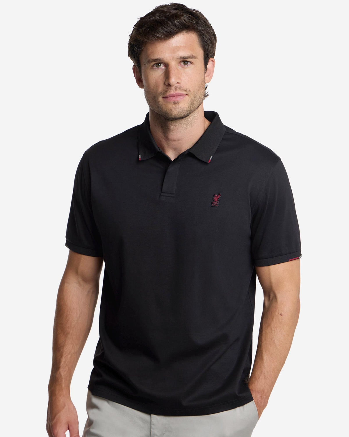 LFC Tipped Firma Polo Black