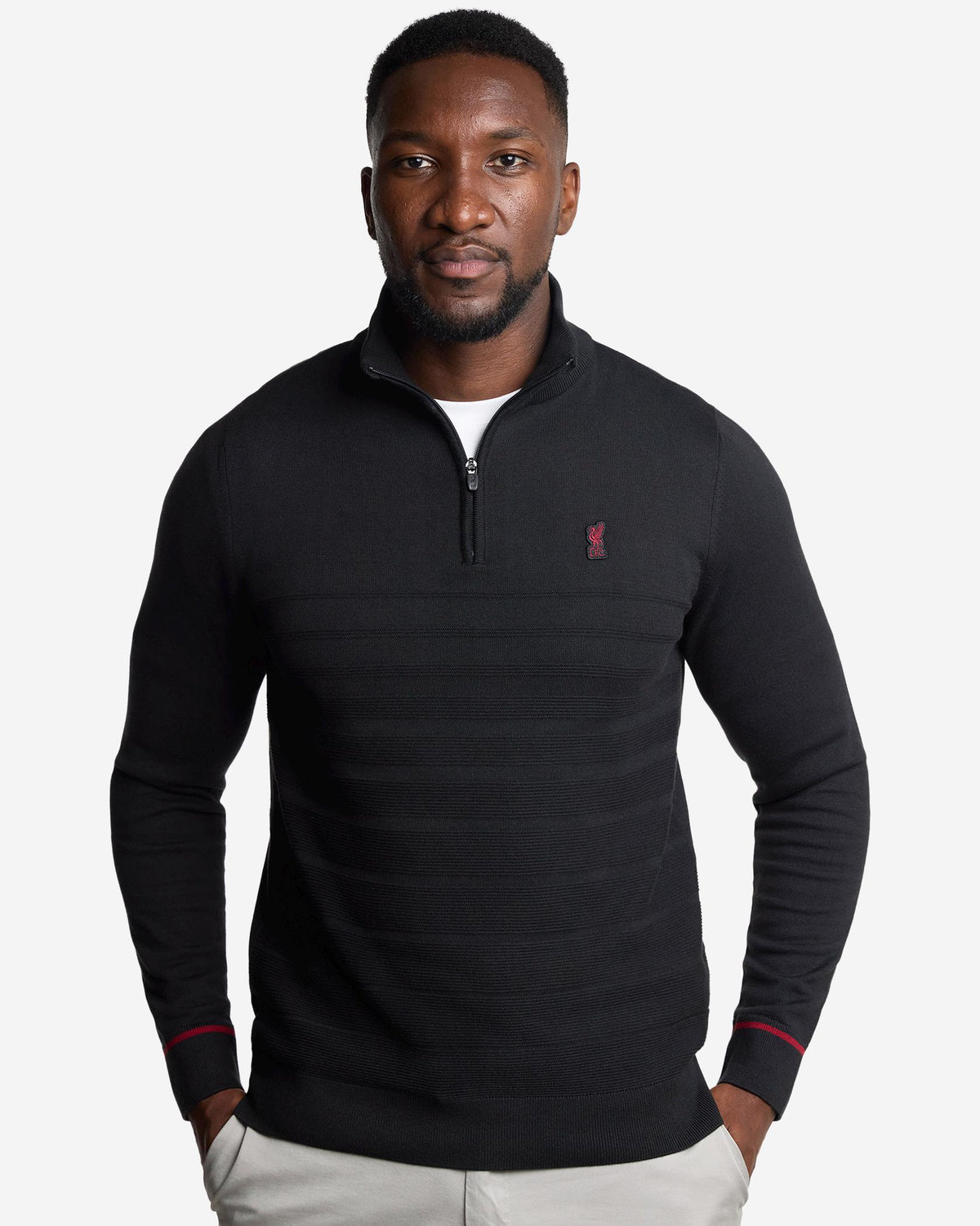 LFC Firma Quarter Zip Knit Black