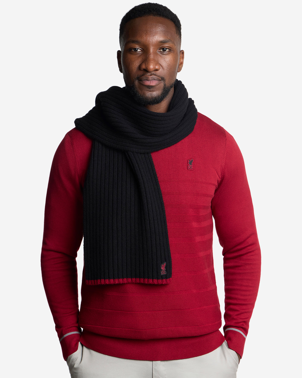 LFC Firma Knitted Scarf Black