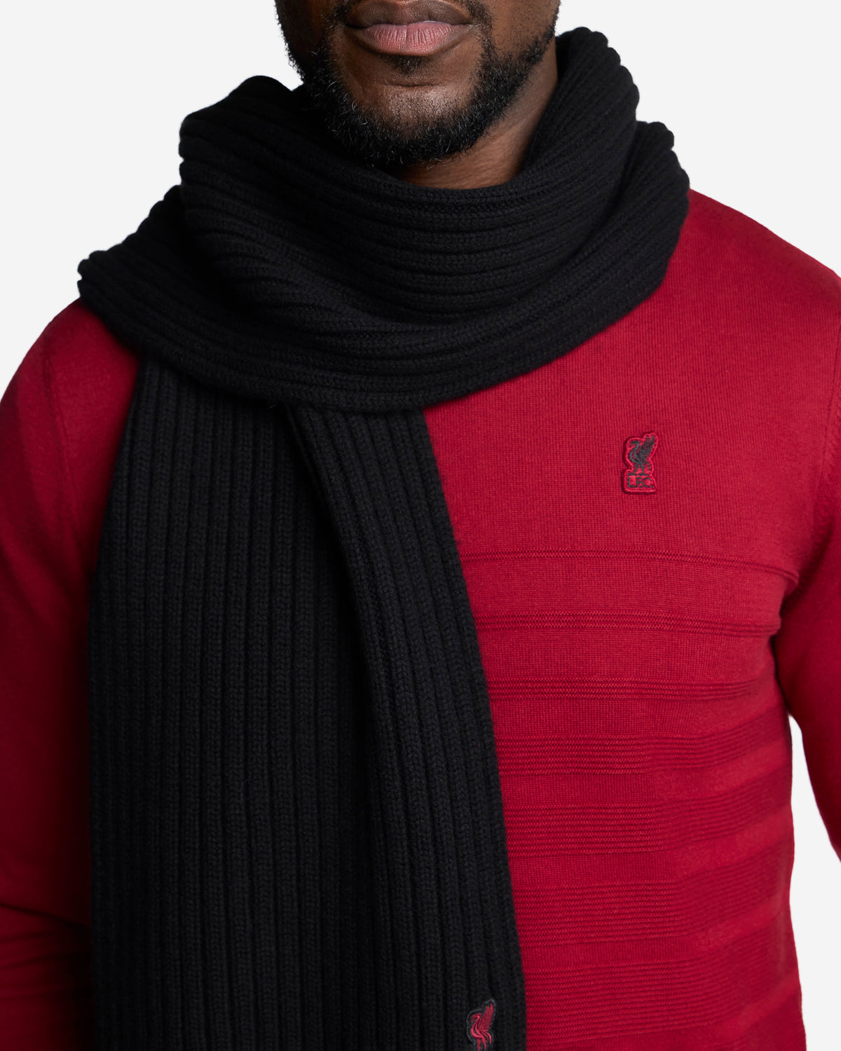 LFC Firma Knitted Scarf Black
