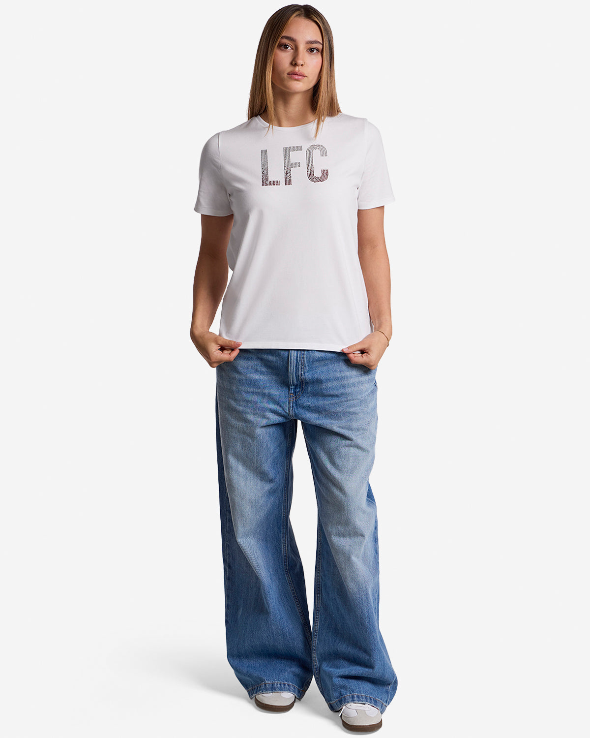 LFC Womens LFC Diamante Tee White