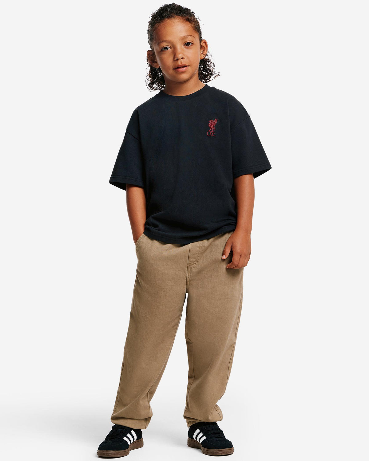 LFC Junior Oversized YNWA Back Print Tee Grey