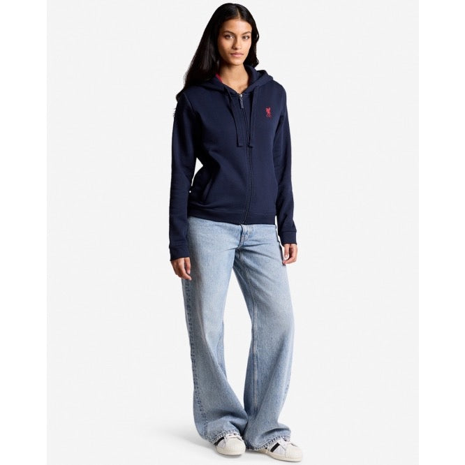 LFC Zip Through Hoody Navy Blue