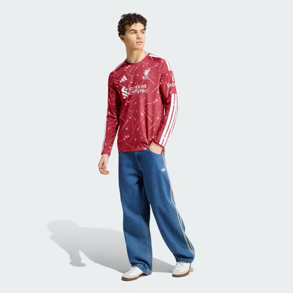 LFC Home Jersey Long Sleeve Burgundy