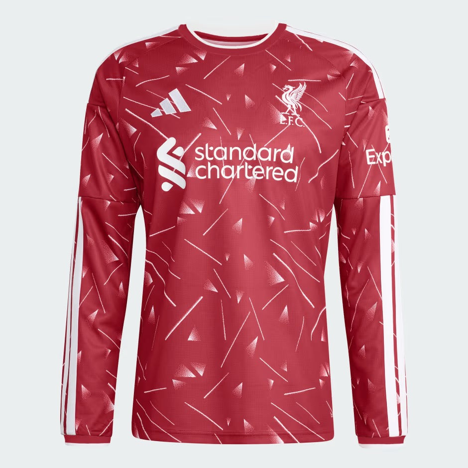 LFC Adidas Home Jersey Long Sleeve Burgundy – Locker Room