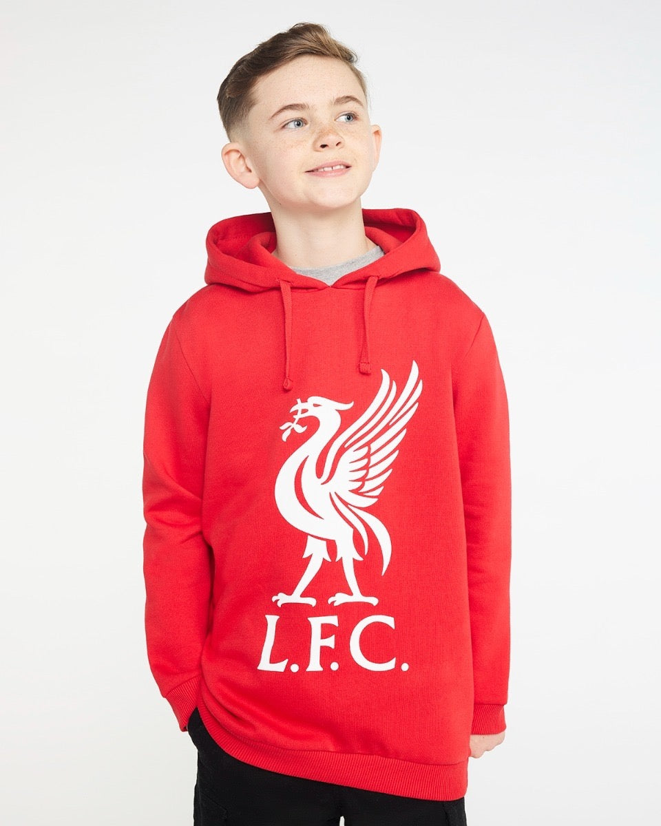 LFC Junior Liverbird Hoody Red