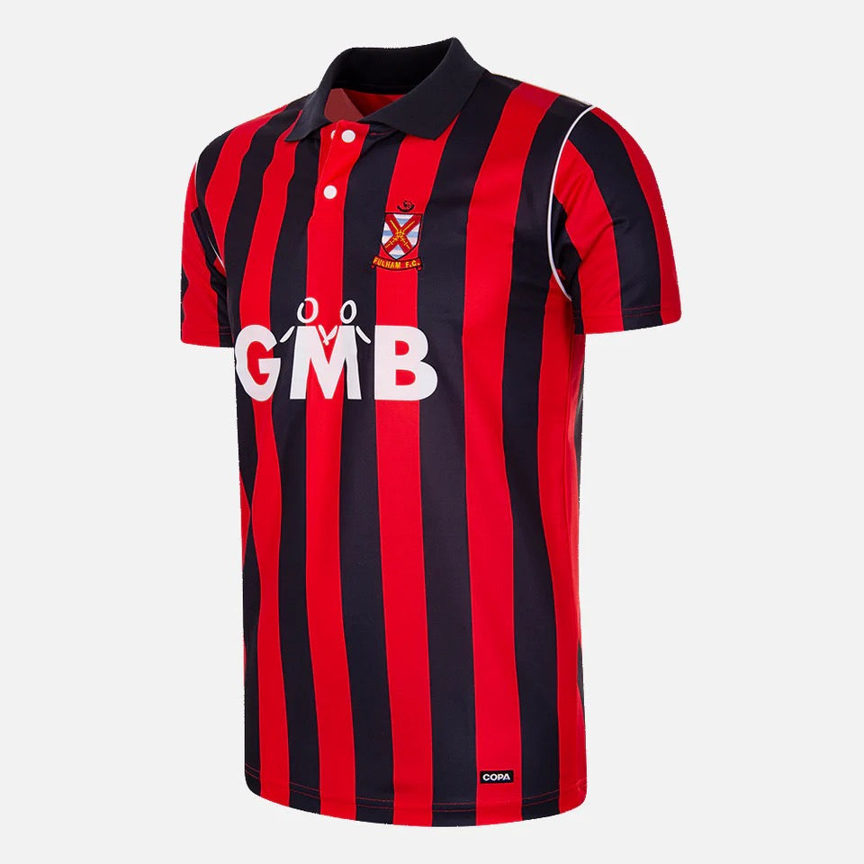 Fulham FC 1993 - 94 Away Retro Football Shirt Red