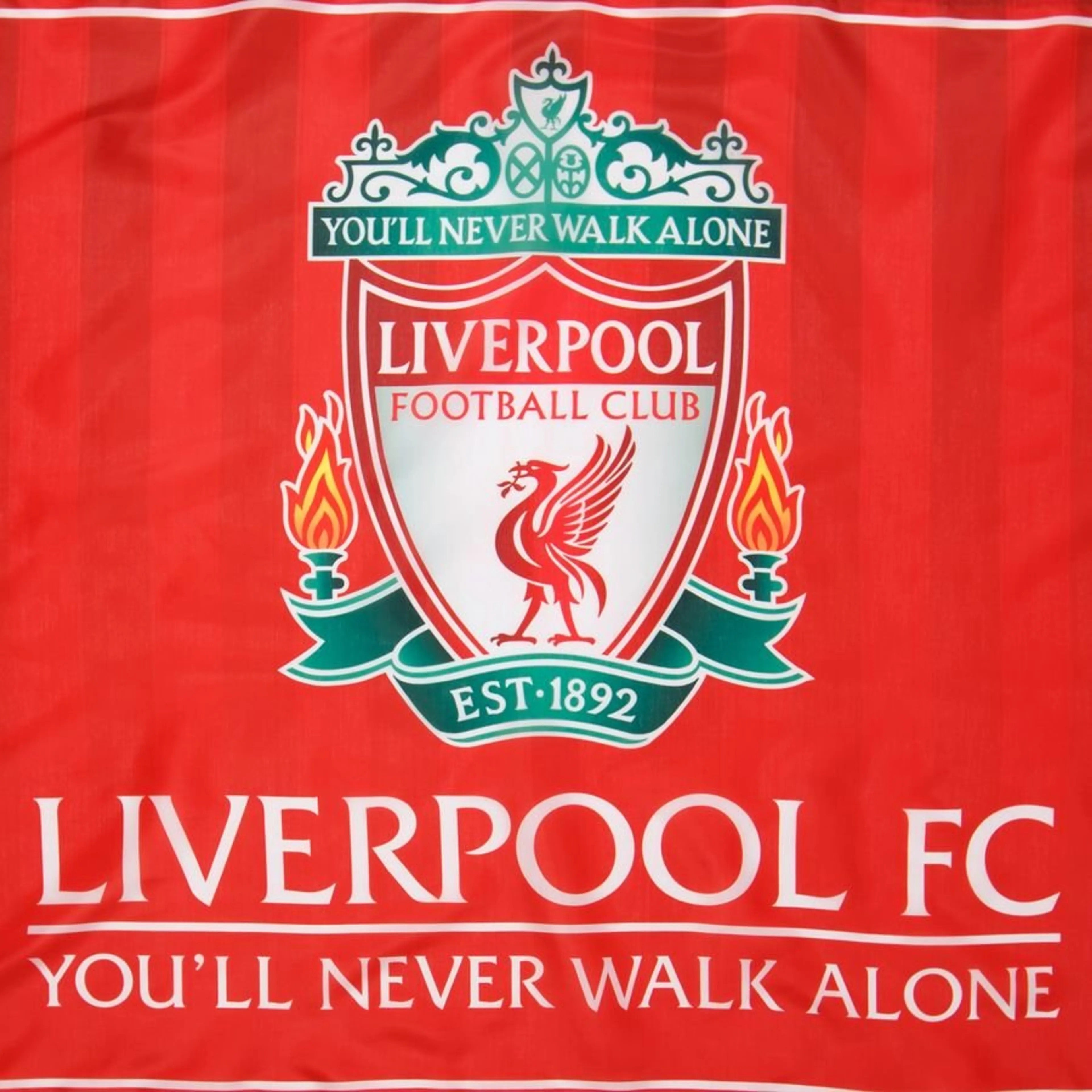 LFC LFC Crest Flag Multi Coloured