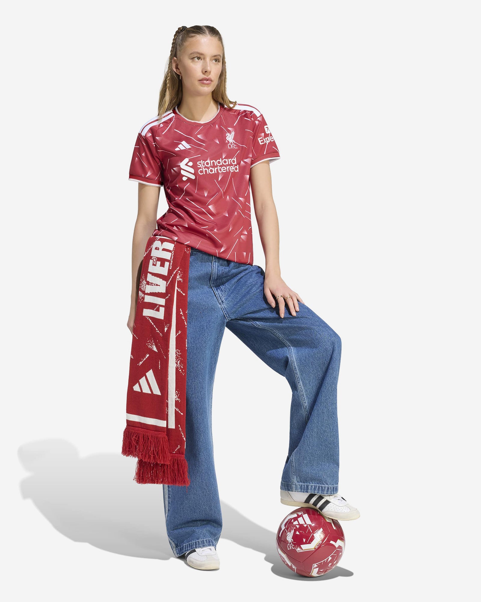 LFC Home Jersey Womens Burgundy