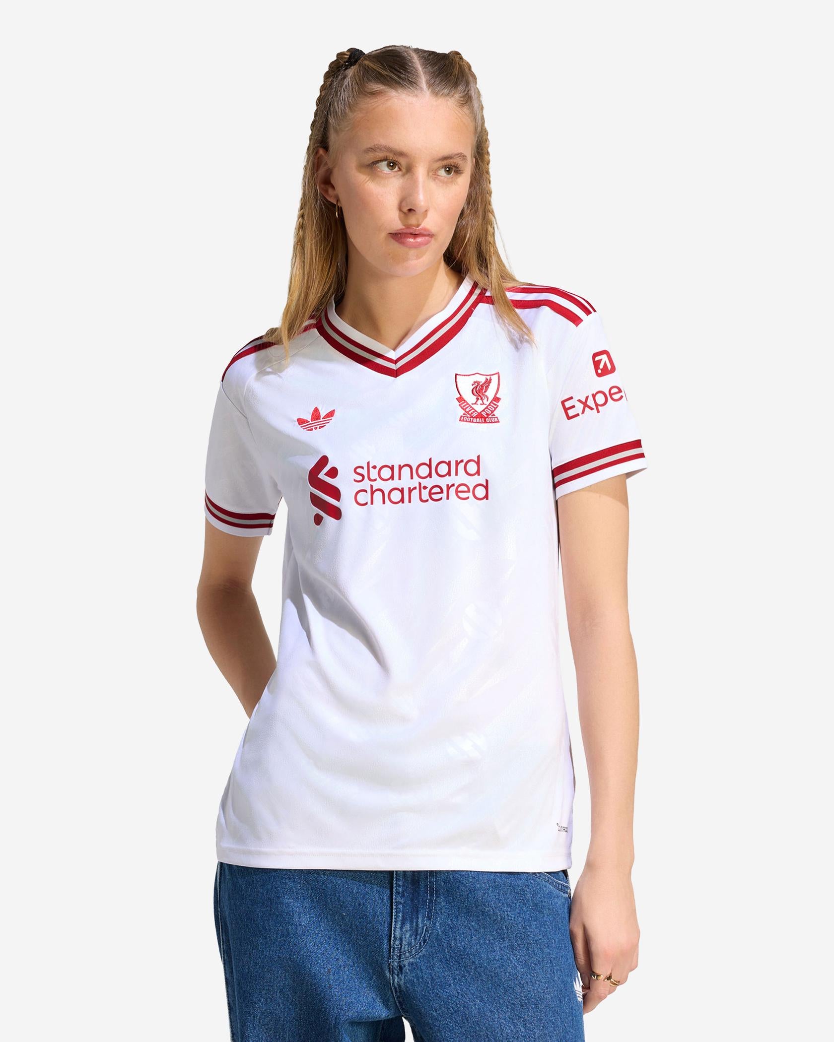 LFC Adidas Away Jersey Womens White