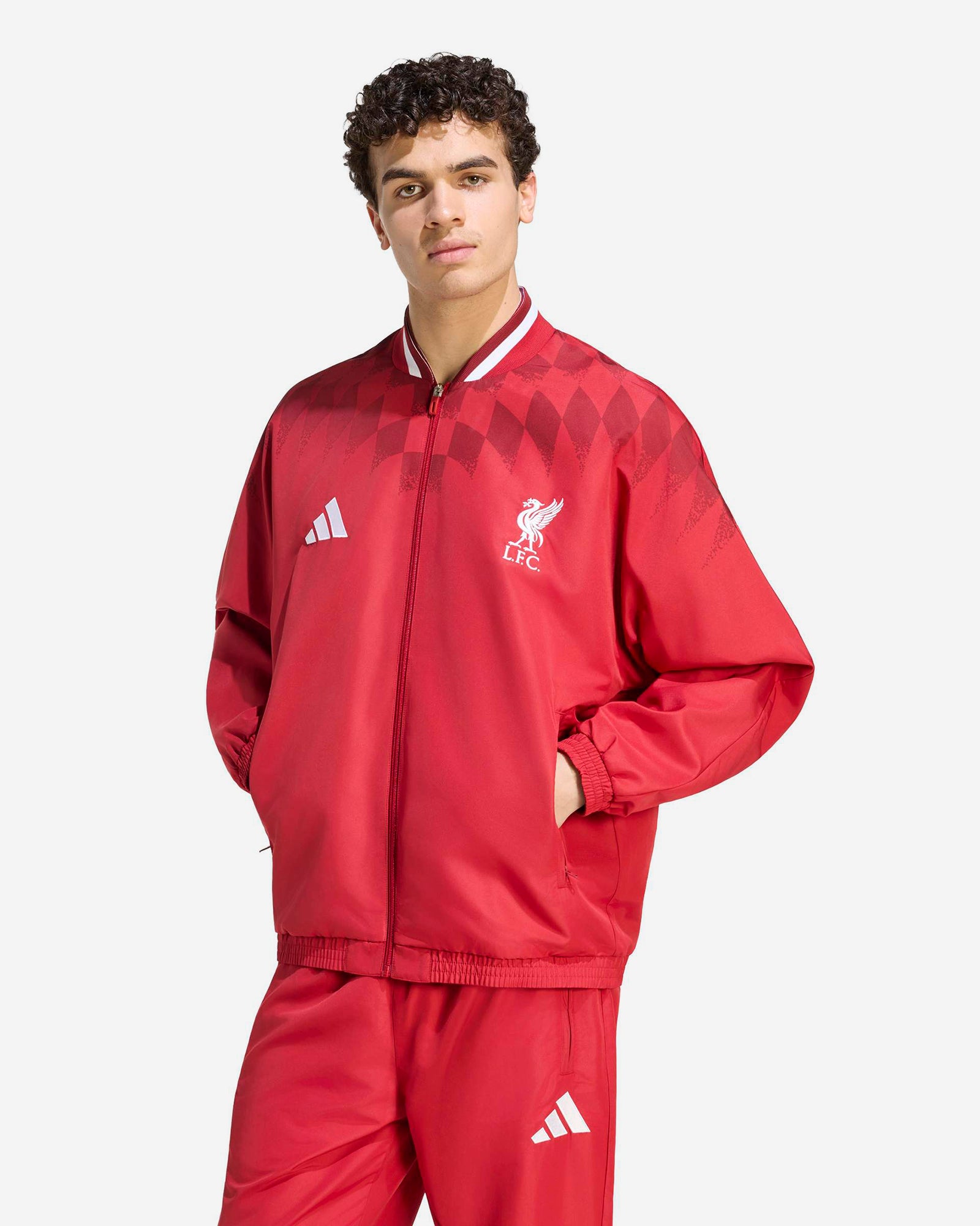 LFC Stadium Track Top Burgundy