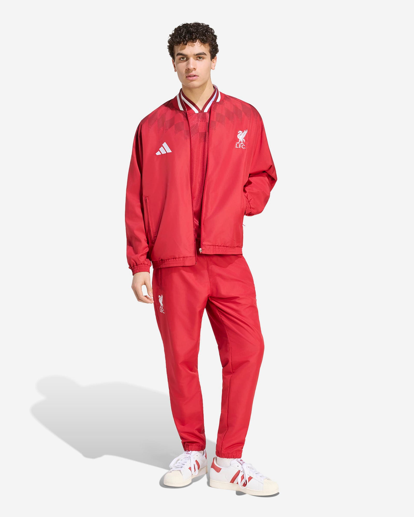 LFC Stadium Track Top Burgundy
