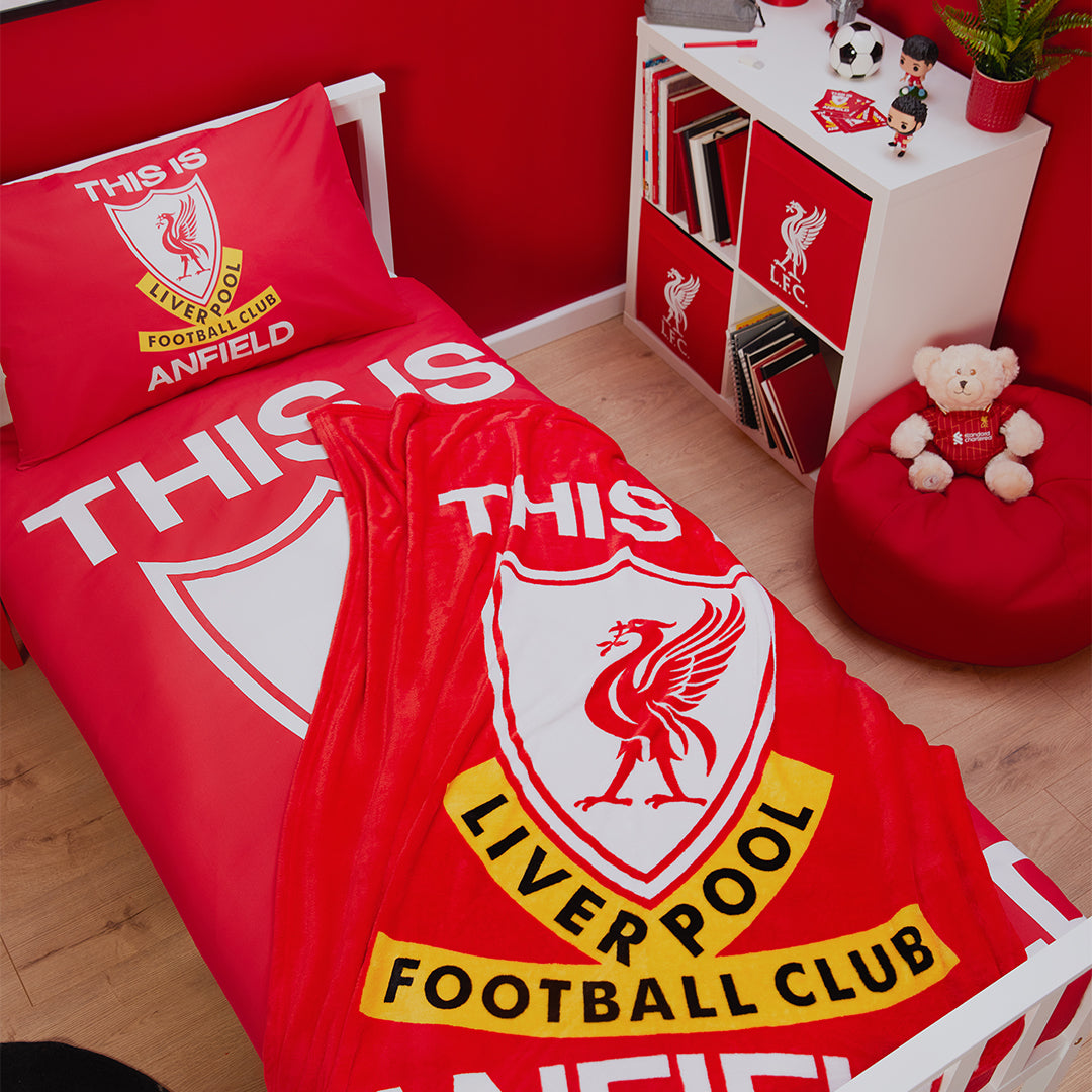 LFC TIA Fleece Blanket Red