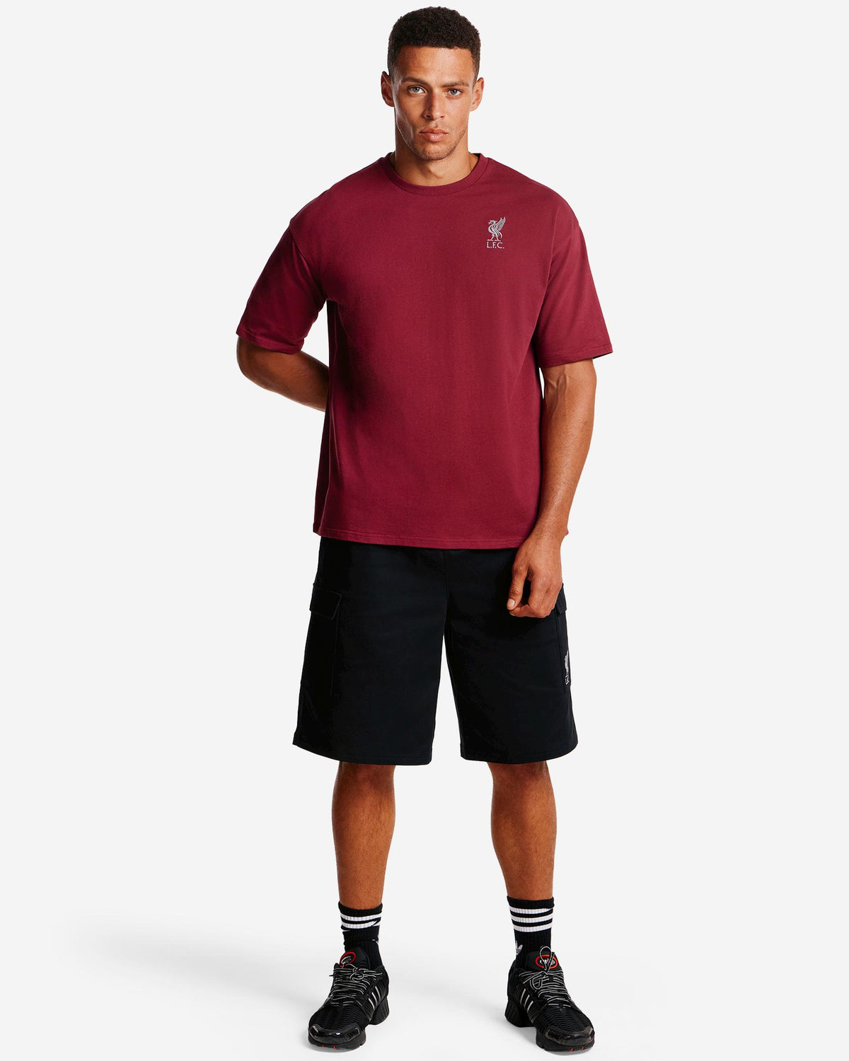 LFC Oversized YNWA Back Print Tee Purple