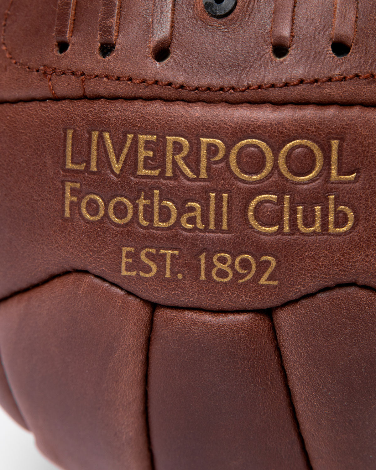 LFC Size 5 Leather Retro Ball Brown