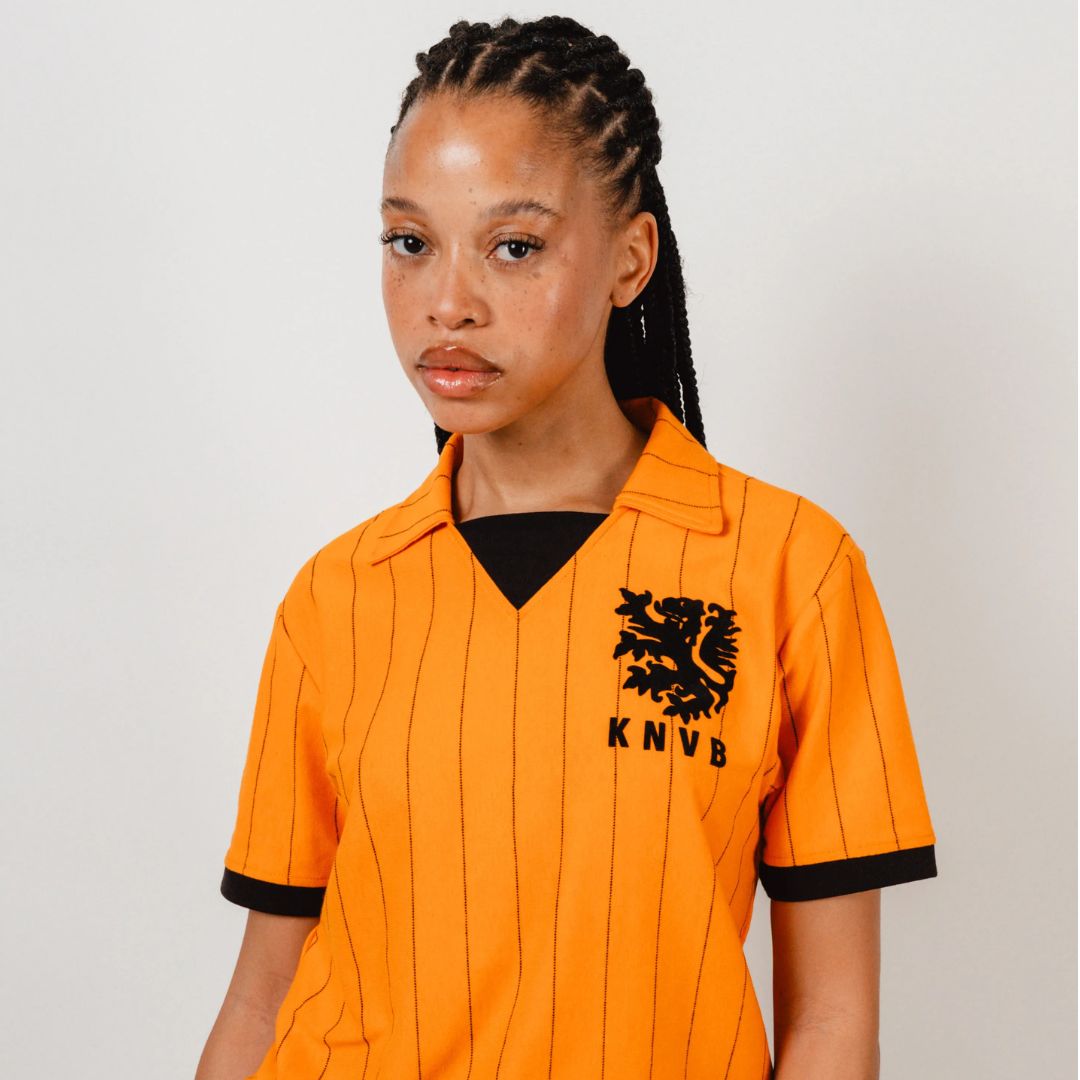 Holland 1983 Retro Football Shirt Orange