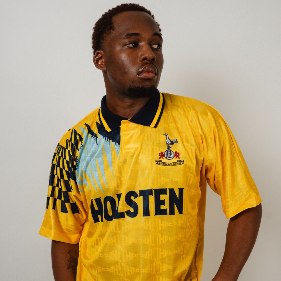 Spurs Retro 1992 Away Shirt Yellow