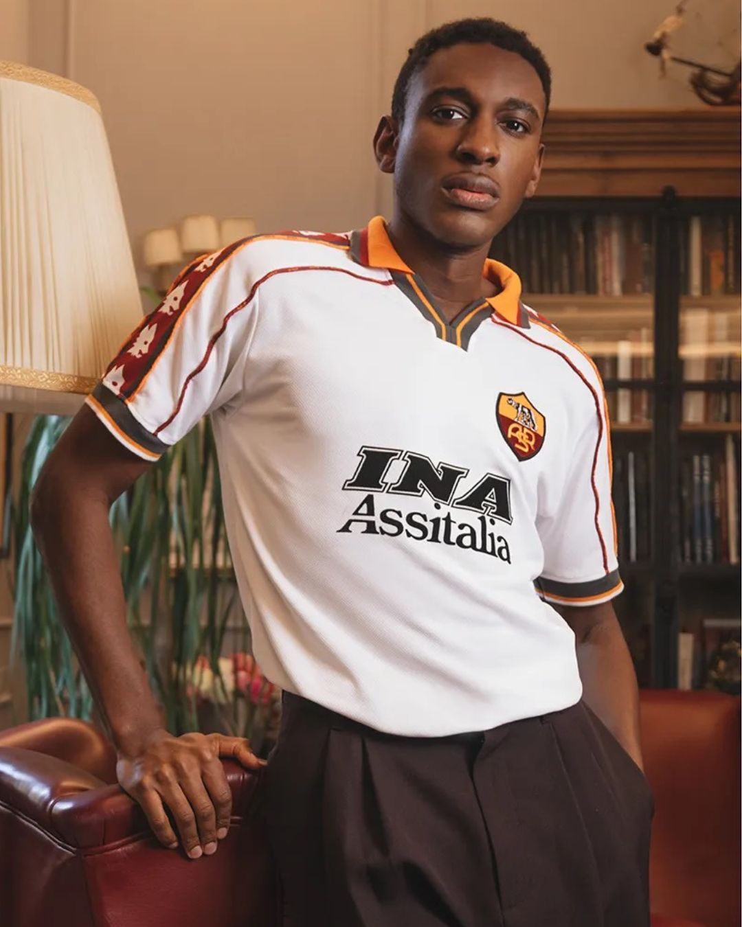 AS Roma 1998 - 99 Away Retro Football Shirt White