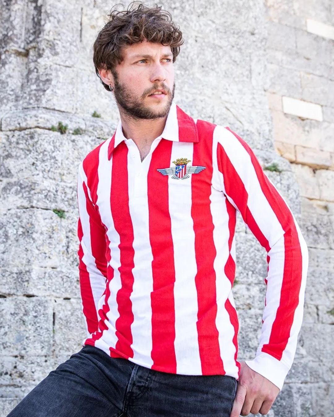 Atletico de Madrid 1939 - 40 Retro Football Shirt Red