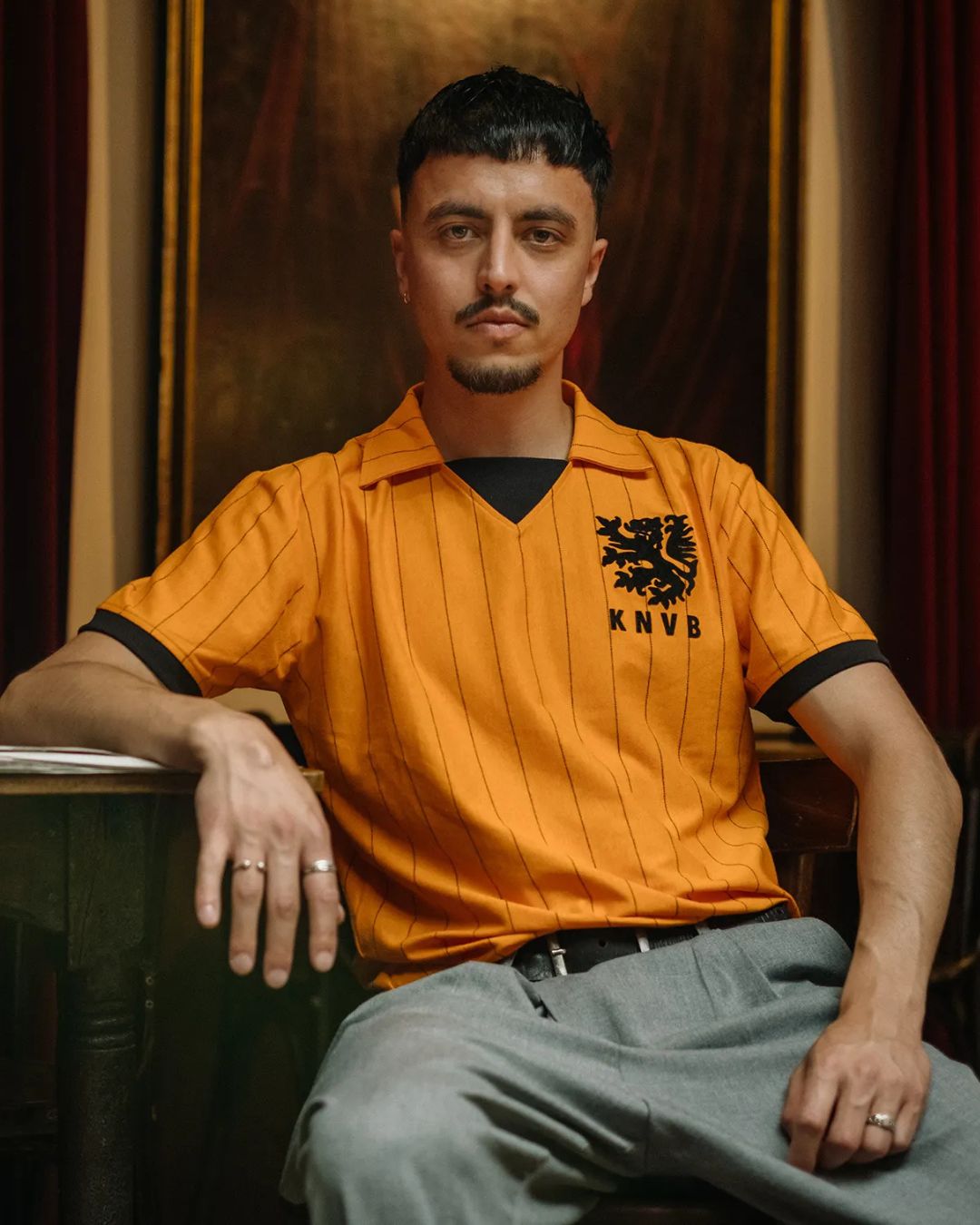 Holland 1983 Retro Football Shirt Orange