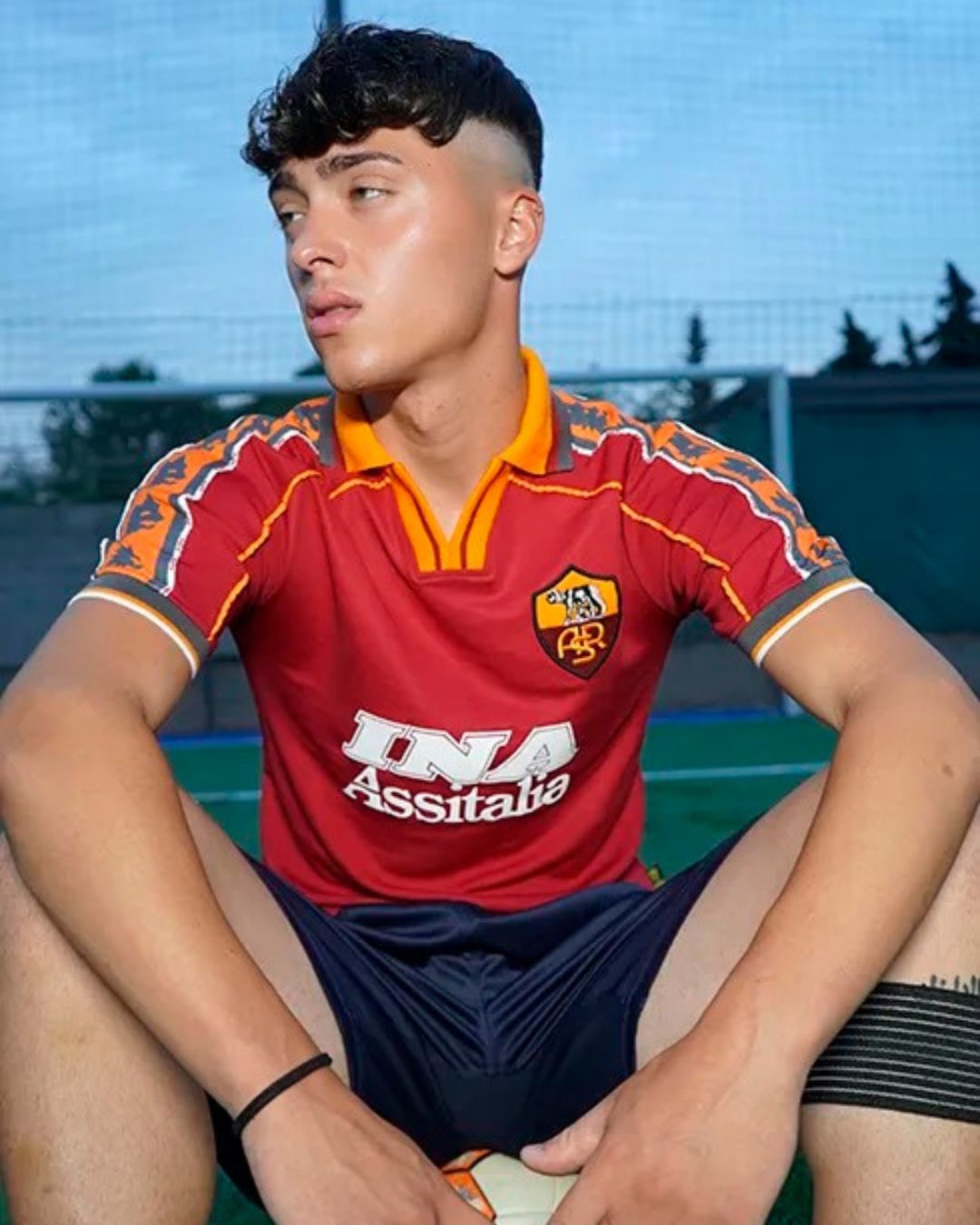 AS Roma 1998 - 99 Retro Football Shirt Red