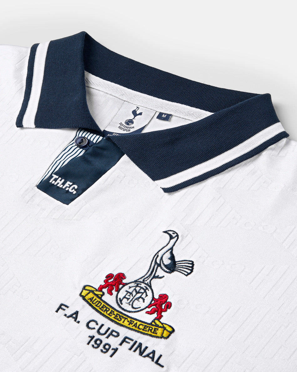 Spurs Retro 1991 FA Cup Final Shirt White