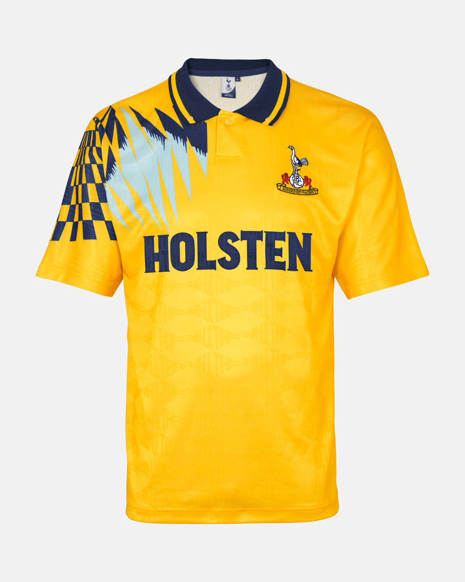 Spurs Retro 1992 Away Shirt Yellow