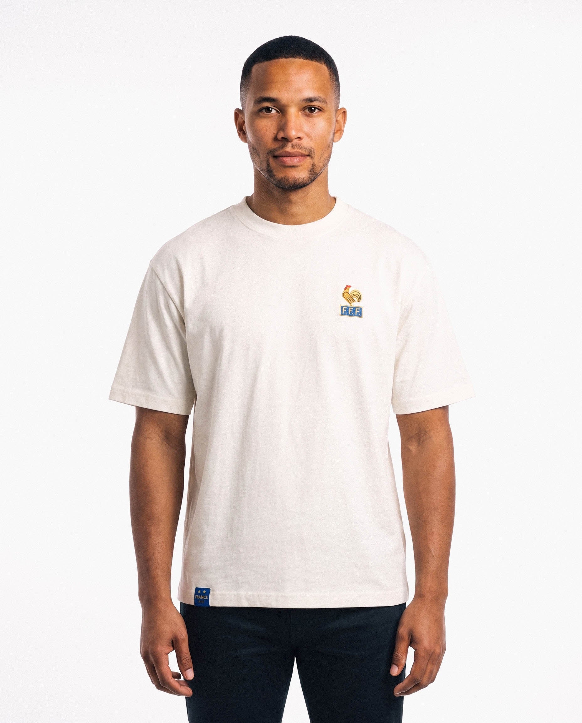 France Football Icon Boxy Tee White
