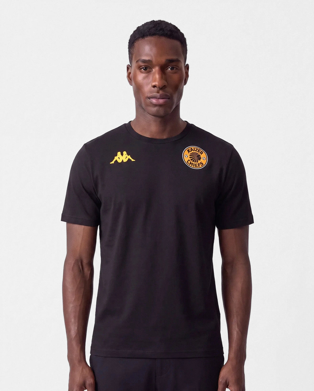Kaizer Chiefs Kappa Amonid Supporters T-Shirt Black