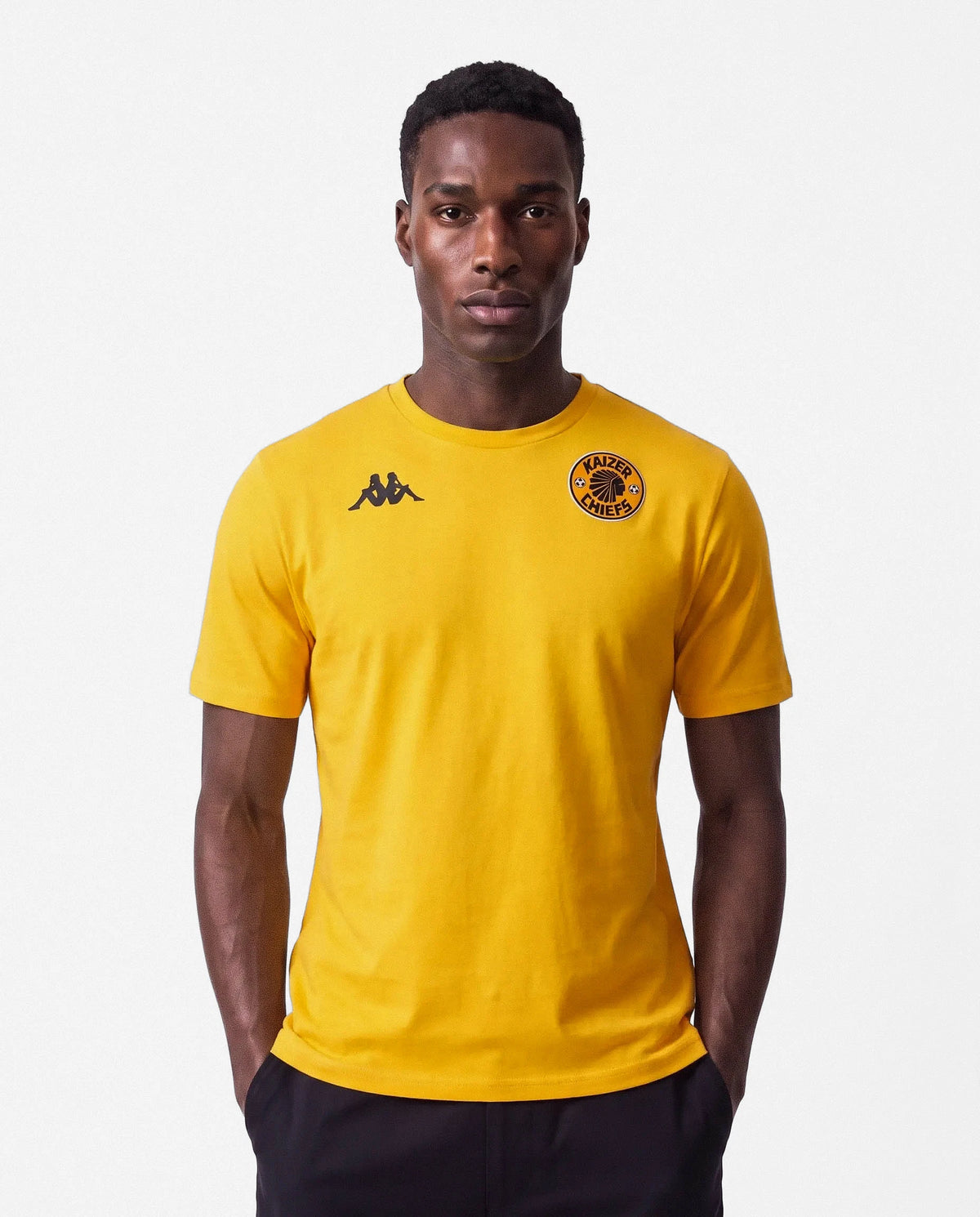 Kaizer Chiefs Kappa Amonid Supporters T-Shirt Yellow