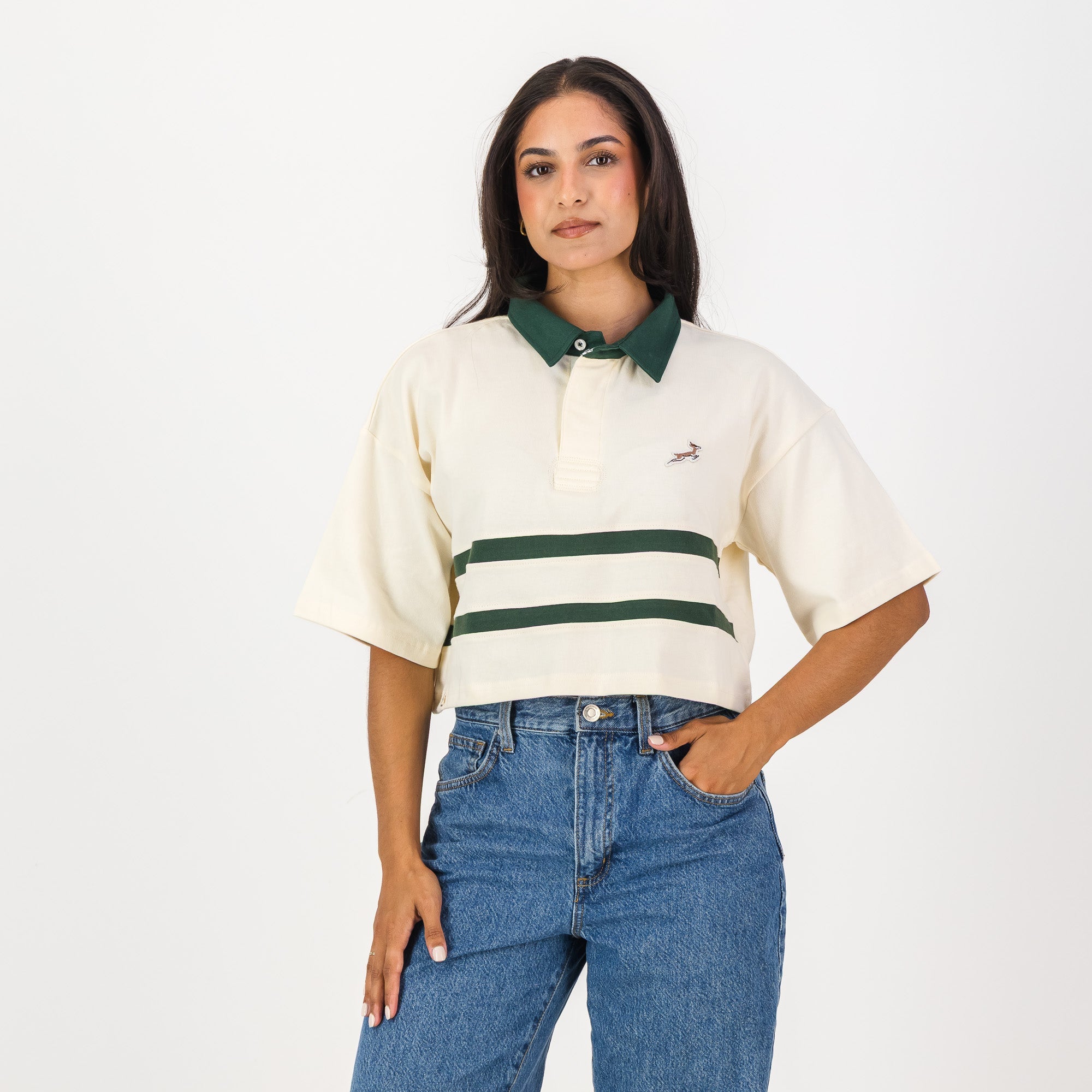 Springboks Twill Hoop SS Crop Rugby Jersey-Sugar Sizzle – Locker Room
